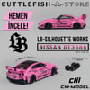 1/64 Nissan LBWK GT35RR Pink Diecast Scale Model Car