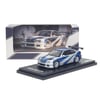 Almost Real ARBox 1/64 BMW E46 M3 GTR Sliver with Blue Strips Need for Speed Livery Diecast Model