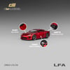 CM Model 1:64 Lexus LFA Red (China Suzhou GT Show 2025 Limited Edition)
