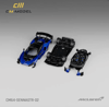 CM Model 1:64 McLaren Senna GTR Metallic Blue CM64-SennaGTR-02