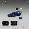 CM Model 1:64 McLaren Senna GTR Metallic Blue CM64-SennaGTR-02