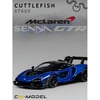CM Model 1:64 McLaren Senna GTR Metallic Blue CM64-SennaGTR-02