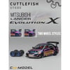 CM Model 1:64 Mitsubishi Lancer Evolution IX Widebody - Chrome Colour