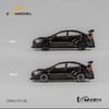 CM Model Subaru VAB WRX Sti S4 Wide Body Kit Chrome Black S06