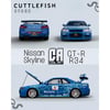 COOL ART 1:64 Nissan Skyline GT-R R34 -Blue