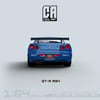 COOL ART 1:64 Nissan Skyline GT-R R34 -Blue