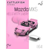 Cool Car 1:64 Mazda MX5 Hello Kitty Livery (Light Pink)