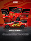 Cool Car 1:64 Mazda MX5 Lightning McQueen Livery