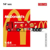 Cool Car 1:64 Mercedes Benz Actros Contrainer Truck McDonald's livery