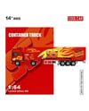 Cool Car 1/64 Scania Container Truck Lightning McQueen Livery
