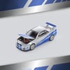 Demon King Auto 1:64 Nissan Skyline GT-R R34 Z-Tuned Silver-Blue