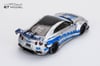 ET Model x Model Collect 1:64 Nissan GT-R R35 LB Widebody Modified 1.5 Version FNF Silver Blue
