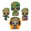 Funko Pop 4 Pack Marvel// I Am Groot (Glows In The Dark-Special Edition)