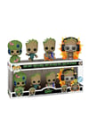 Funko Pop 4 Pack Marvel// I Am Groot (Glows In The Dark-Special Edition)