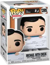 Funko POP! THE OFFICE// Michael with Check No: 1395