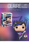Funko POP! Troll Hunters Claire with Gnome #468 