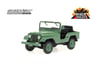Greenlight 1:43 1952 Willys M38 A1 Dark Green Charlie's Angels