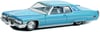 Greenlight 1/64 California Lowriders Series 2- 1972 Caddy Coupe deVille - Custom Light Blue 63030-E