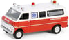 Greenlight 1/64 Hollywood Series 42- 1970 Ford Club Wagon Ambulance - Airplane! (1980) 62030-B