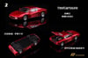 Hone Model 1:64 Ferrari Testarossa Metallic Red