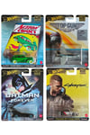 HOT WHEELS 2024 Premium Pop Culture 4'lü Set