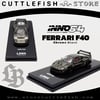 Inno 1/64 LBWK F40 Chrome Black IN64-LBWKF40-CHB