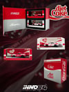 Inno64 x DPLS Coca Cola Toyota Supra (A80) Box Set COKE117