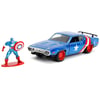 Jada Marvel Avengers 1:32 Diecast 1972 Plymouth GTX & Captain America Figure