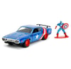 Jada Marvel Avengers 1:32 Diecast 1972 Plymouth GTX & Captain America Figure