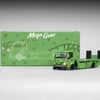 Megagear 1:64 Custom Tow Truck Metallic Green Dinosaur Rexy livery