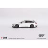 Mijo Exclusive Mini GT 1/64 Audi ABT RS6-R Glacier White Metallic Blister Packaging Diecast Scale Model Car