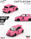 Mini GT 1/64 ABARTH 595 LB-WORKS x Abas Works Pink - Blister Paket MGT00851-BL