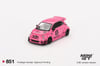 Mini GT 1/64 ABARTH 595 LB-WORKS x Abas Works Pink MGT00851