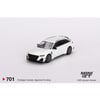 Mini GT 1/64 Audi ABT RS6-R Glacier White Metallic //701