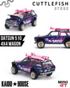 Mini GT 1/64 Datsun 510 4x4 Wagon Kaido Offroad V2 KHMG149