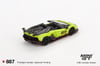 Mini GT 1/64 Lamborghini Aventador SVJ 63 Roadster Verde Shock - Blister Paket MGT00887-BL