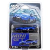 Mini GT 1/64 LB-Silhouette WORKS GT NISSAN 35GT-RR Ver.2 Blue -BLISTER PAKET- 1124