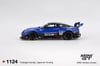 Mini GT 1/64 LB-Silhouette WORKS GT NISSAN 35GT-RR Ver.2 Blue -BLISTER PAKET- 1124