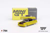Mini GT 1/64 Lincoln Capri Hot Rod 1954 Lime Yellow MGT00794MGT00515