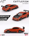 Mini GT 1/64 Nissan Silvia S15 D-MAX Metallic Orange MGT00581