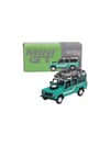 Mini Gt 590 Land Rover Defender 110 1985 County Station Wagon Trident Green 