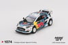 Mini GT Ford Puma Rally1 #16 M-Sport Ford WRT 2024 Rally Finland 3rd Place //1074