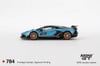 Mini GT Lamborghini Aventador SVJ 63 Blu Aegir //784 (Blister))