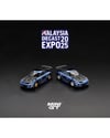 Mini GT MDX 2025 #1020/ #1021 Mazda RX-7 RE-Amemiya Chrome Blue