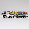 Mini GT Mercedes-Benz Actros w/ 40 Ft Container LBWK Kuma Graffiti