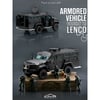 MINI VISUAL ART 1:64 Lenco BearCat G3 Armored Vehicle Black with figures