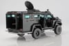 MINI VISUAL ART 1:64 Lenco BearCat G3 Armored Vehicle Black with figures