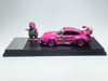 Model Collect 1:64 Porsche RWB 993 High Wing Roxy Livery + Figure MC640023D