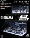 MoreArt 1:64 Auto Repair Workshop HKS Diorama