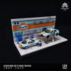 MoreArt 1:64 Diorama Automobile Repair Workshop Garage Gulf 